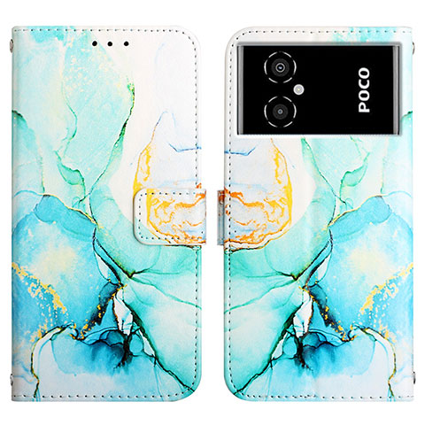 Coque Portefeuille Motif Fantaisie Livre Cuir Etui Clapet Y04B pour Xiaomi Redmi Note 11R 5G Vert