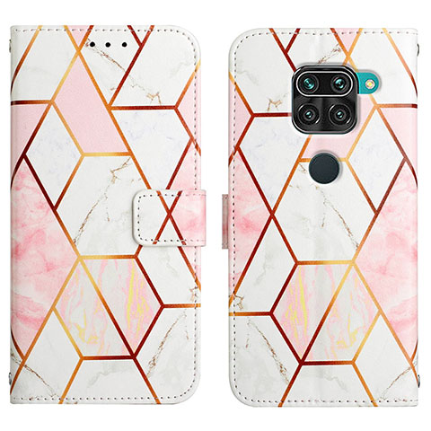 Coque Portefeuille Motif Fantaisie Livre Cuir Etui Clapet Y04B pour Xiaomi Redmi Note 9 Blanc