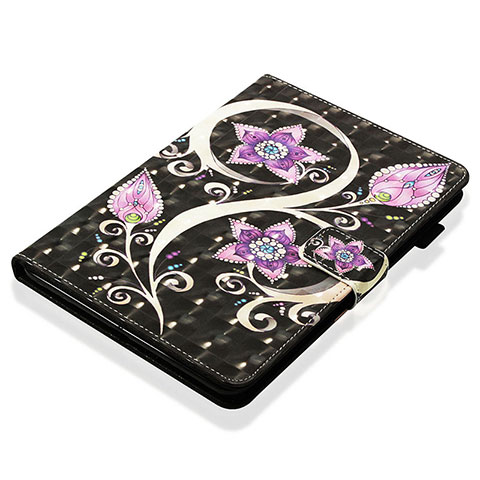 Coque Portefeuille Motif Fantaisie Livre Cuir Etui Clapet Y06B pour Apple iPad Mini 4 Noir