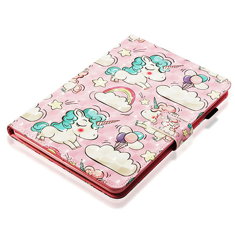 Coque Portefeuille Motif Fantaisie Livre Cuir Etui Clapet Y06B pour Apple iPad Mini 5 (2019) Rose