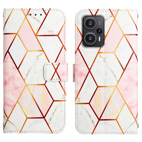 Coque Portefeuille Motif Fantaisie Livre Cuir Etui Clapet YB1 pour Xiaomi Poco F5 5G Blanc