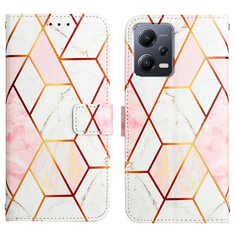 Coque Portefeuille Motif Fantaisie Livre Cuir Etui Clapet YB1 pour Xiaomi Poco X5 5G Blanc