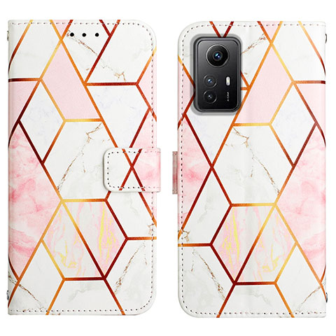 Coque Portefeuille Motif Fantaisie Livre Cuir Etui Clapet YB1 pour Xiaomi Redmi Note 12S Blanc