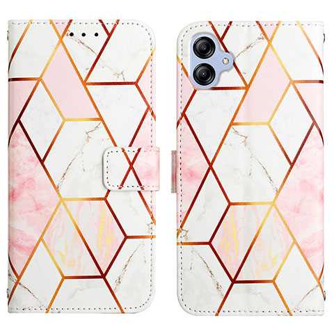 Coque Portefeuille Motif Fantaisie Livre Cuir Etui Clapet YB4 pour Samsung Galaxy M04 Blanc