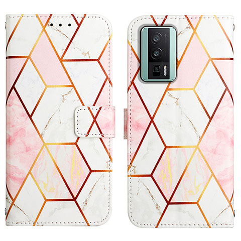 Coque Portefeuille Motif Fantaisie Livre Cuir Etui Clapet YB4 pour Xiaomi Redmi K60 5G Blanc