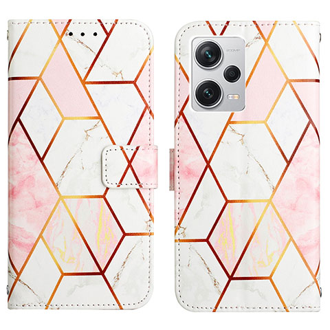 Coque Portefeuille Motif Fantaisie Livre Cuir Etui Clapet YB4 pour Xiaomi Redmi Note 12 Explorer Blanc