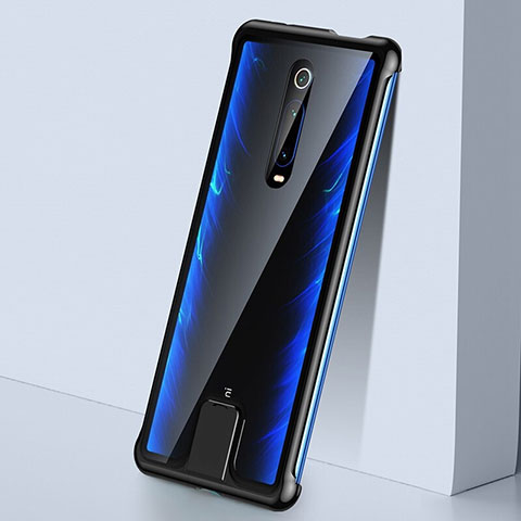 Coque Rebord Bumper Luxe Aluminum Metal Miroir 360 Degres Housse Etui Aimant T05 pour Xiaomi Mi 9T Noir