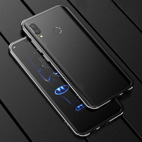 Coque Rebord Bumper Luxe Aluminum Metal Miroir 360 Degres Housse Etui pour Huawei Nova 3i Noir