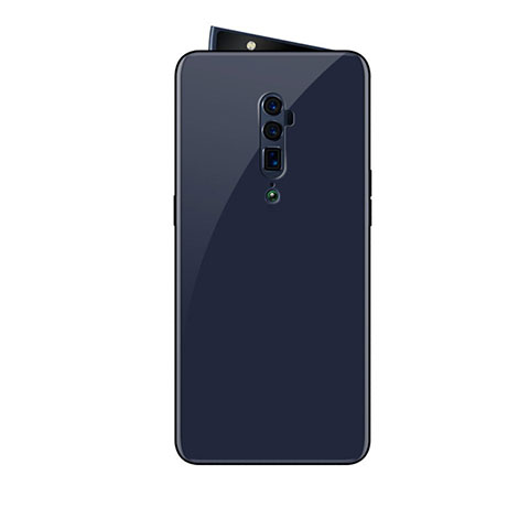 Coque Rebord Contour Silicone et Vitre Miroir Housse Etui Degrade Arc en Ciel pour Oppo Reno 10X Zoom Noir