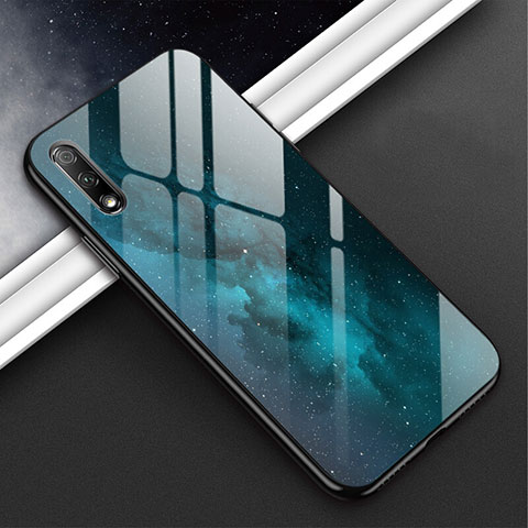 Coque Rebord Contour Silicone et Vitre Miroir Housse Etui M02 pour Huawei P Smart Z (2019) Noir