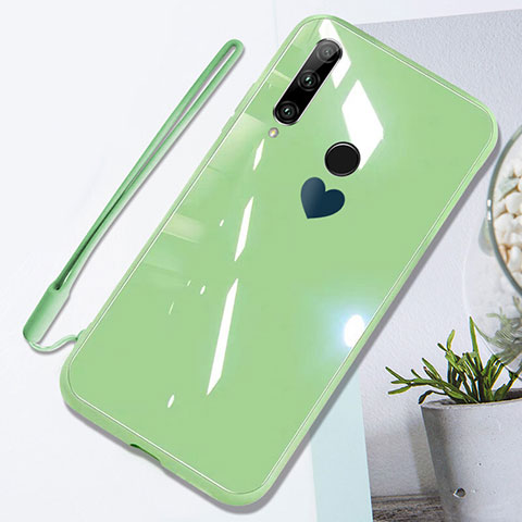 Coque Rebord Contour Silicone et Vitre Miroir Housse Etui T01 pour Huawei P Smart+ Plus (2019) Vert