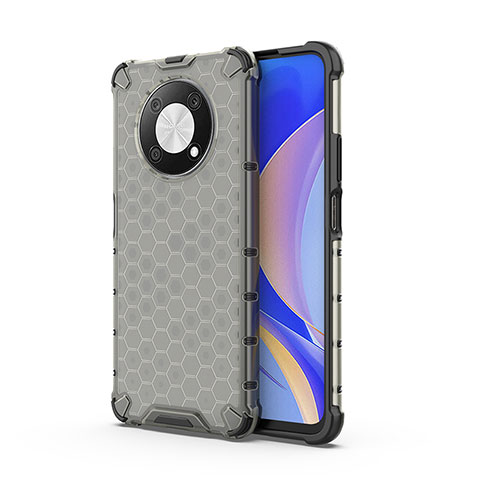 Coque Rebord Contour Silicone et Vitre Transparente Housse Etui 360 Degres AM1 pour Huawei Enjoy 50 Pro Noir