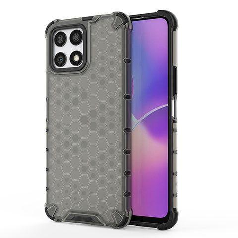 Coque Rebord Contour Silicone et Vitre Transparente Housse Etui 360 Degres AM1 pour Huawei Honor X30i Noir