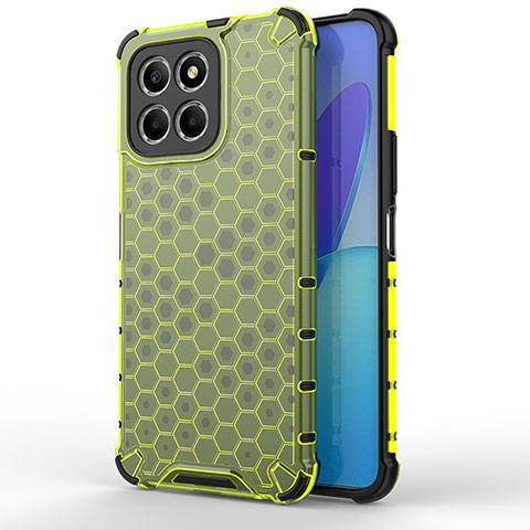 Coque Rebord Contour Silicone et Vitre Transparente Housse Etui 360 Degres AM1 pour Huawei Honor X8 5G Vert