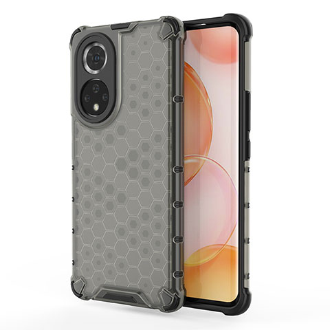 Coque Rebord Contour Silicone et Vitre Transparente Housse Etui 360 Degres AM1 pour Huawei Nova 9 Noir