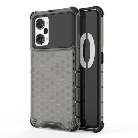 Coque Rebord Contour Silicone et Vitre Transparente Housse Etui 360 Degres AM1 pour Oppo K10 Pro 5G Noir