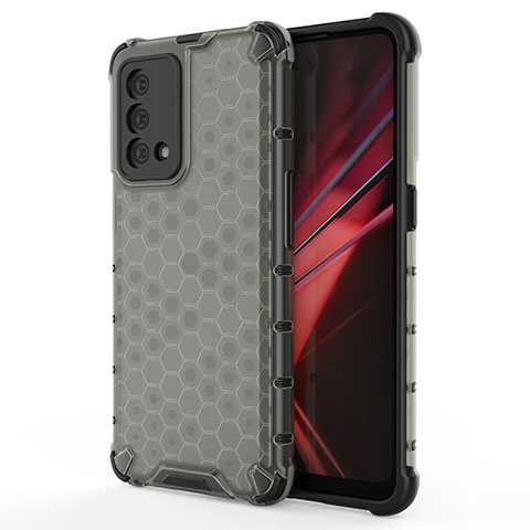 Coque Rebord Contour Silicone et Vitre Transparente Housse Etui 360 Degres AM1 pour Oppo K9 5G Noir