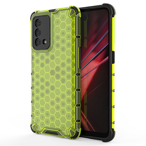 Coque Rebord Contour Silicone et Vitre Transparente Housse Etui 360 Degres AM1 pour Oppo K9 5G Vert