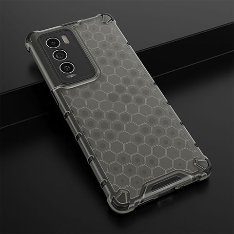 Coque Rebord Contour Silicone et Vitre Transparente Housse Etui 360 Degres AM1 pour Realme GT Master Explorer 5G Noir