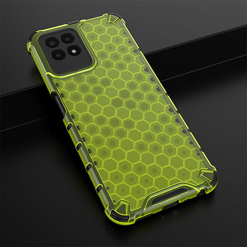 Coque Rebord Contour Silicone et Vitre Transparente Housse Etui 360 Degres AM1 pour Realme Narzo 50 4G Vert