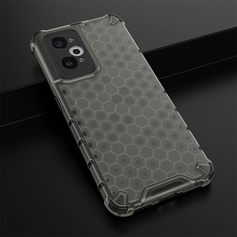 Coque Rebord Contour Silicone et Vitre Transparente Housse Etui 360 Degres AM1 pour Realme Q5 Pro 5G Noir