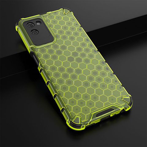 Coque Rebord Contour Silicone et Vitre Transparente Housse Etui 360 Degres AM1 pour Realme V11 5G Vert