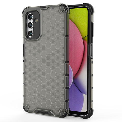 Coque Rebord Contour Silicone et Vitre Transparente Housse Etui 360 Degres AM1 pour Samsung Galaxy A04s Noir