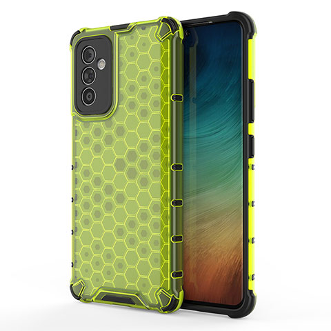 Coque Rebord Contour Silicone et Vitre Transparente Housse Etui 360 Degres AM1 pour Samsung Galaxy A34 5G Vert