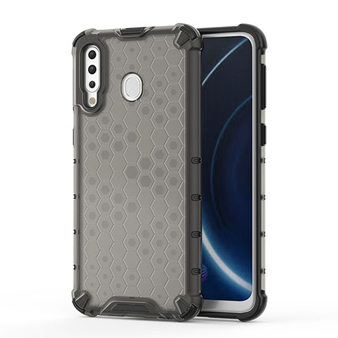 Coque Rebord Contour Silicone et Vitre Transparente Housse Etui 360 Degres AM1 pour Samsung Galaxy A40s Noir