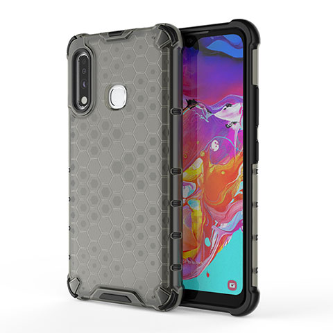 Coque Rebord Contour Silicone et Vitre Transparente Housse Etui 360 Degres AM1 pour Samsung Galaxy A70E Noir