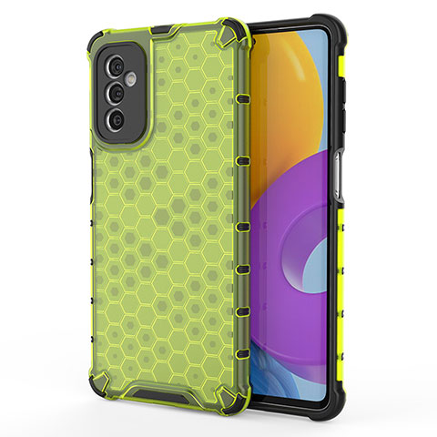 Coque Rebord Contour Silicone et Vitre Transparente Housse Etui 360 Degres AM1 pour Samsung Galaxy M52 5G Vert