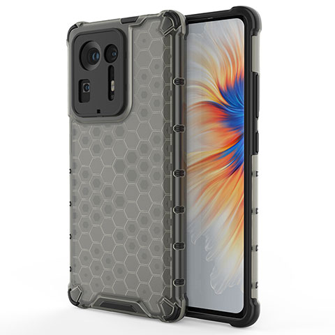 Coque Rebord Contour Silicone et Vitre Transparente Housse Etui 360 Degres AM1 pour Xiaomi Mi Mix 4 5G Noir