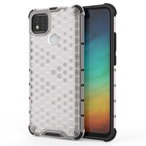 Coque Rebord Contour Silicone et Vitre Transparente Housse Etui 360 Degres AM1 pour Xiaomi POCO C31 Blanc