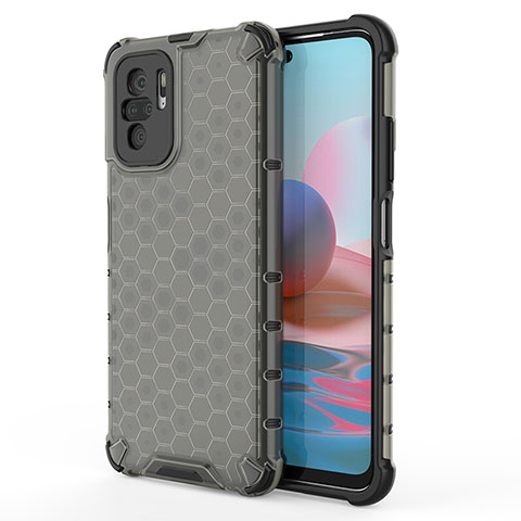 Coque Rebord Contour Silicone et Vitre Transparente Housse Etui 360 Degres AM1 pour Xiaomi Poco M5S Noir