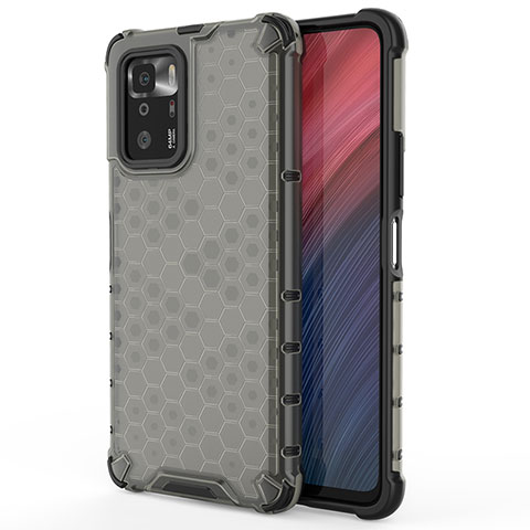 Coque Rebord Contour Silicone et Vitre Transparente Housse Etui 360 Degres AM1 pour Xiaomi Poco X3 GT 5G Noir