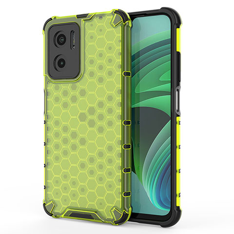 Coque Rebord Contour Silicone et Vitre Transparente Housse Etui 360 Degres AM1 pour Xiaomi Redmi 10 5G Vert