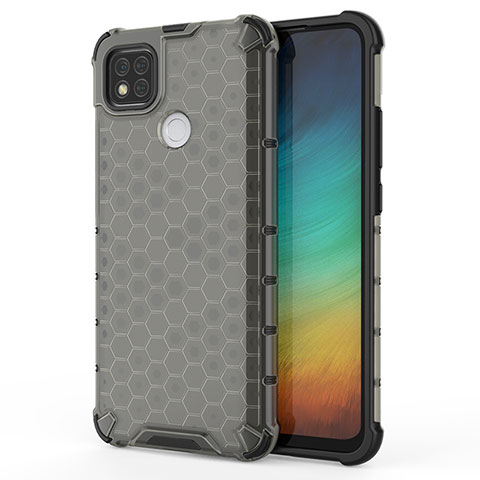 Coque Rebord Contour Silicone et Vitre Transparente Housse Etui 360 Degres AM1 pour Xiaomi Redmi 10A 4G Noir