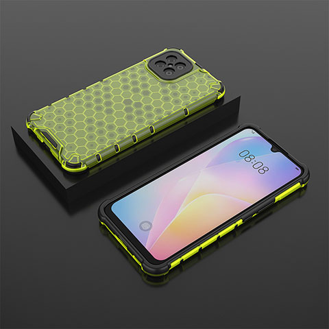 Coque Rebord Contour Silicone et Vitre Transparente Housse Etui 360 Degres AM2 pour Huawei Nova 8 SE 4G Vert