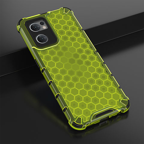 Coque Rebord Contour Silicone et Vitre Transparente Housse Etui 360 Degres AM2 pour OnePlus Nord CE 2 5G Vert