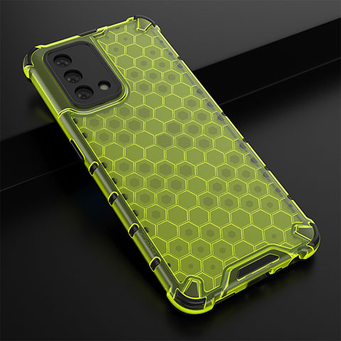 Coque Rebord Contour Silicone et Vitre Transparente Housse Etui 360 Degres AM2 pour Oppo A74 4G Vert