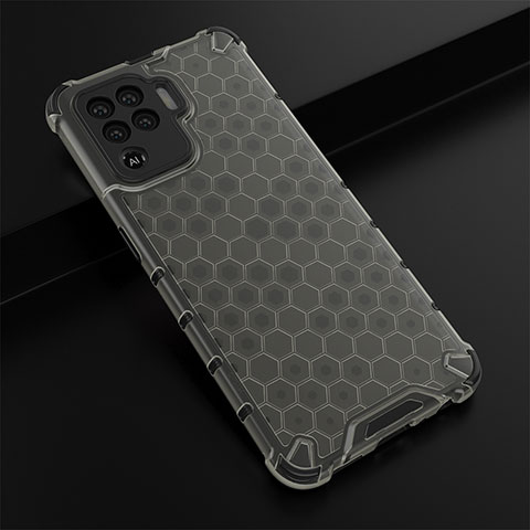 Coque Rebord Contour Silicone et Vitre Transparente Housse Etui 360 Degres AM2 pour Oppo F19 Pro Noir