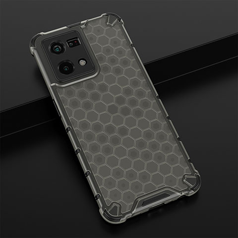 Coque Rebord Contour Silicone et Vitre Transparente Housse Etui 360 Degres AM2 pour Oppo F21 Pro 4G Noir