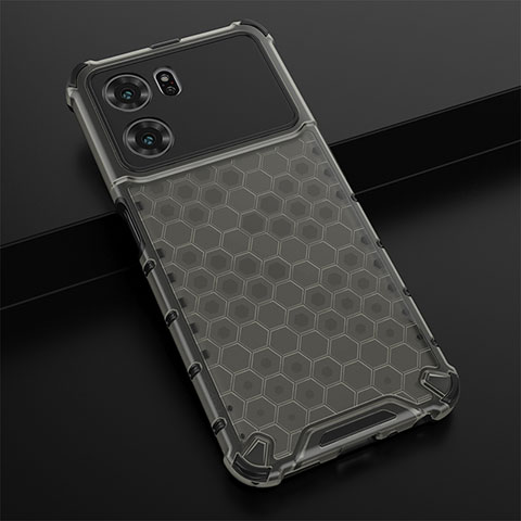 Coque Rebord Contour Silicone et Vitre Transparente Housse Etui 360 Degres AM2 pour Oppo K10 5G Noir