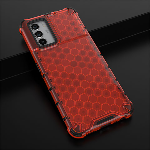 Coque Rebord Contour Silicone et Vitre Transparente Housse Etui 360 Degres AM2 pour Oppo K9 Pro 5G Rouge