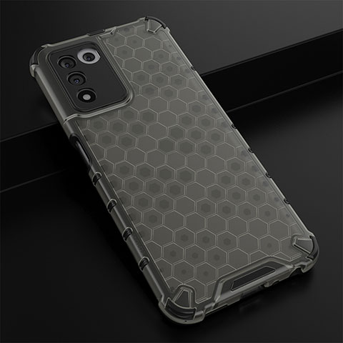 Coque Rebord Contour Silicone et Vitre Transparente Housse Etui 360 Degres AM2 pour Oppo K9S 5G Noir