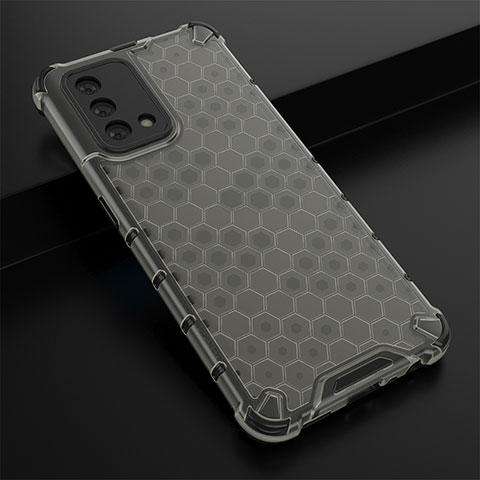 Coque Rebord Contour Silicone et Vitre Transparente Housse Etui 360 Degres AM2 pour Oppo Reno6 Lite Noir