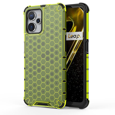 Coque Rebord Contour Silicone et Vitre Transparente Housse Etui 360 Degres AM2 pour Realme 9i 5G Vert