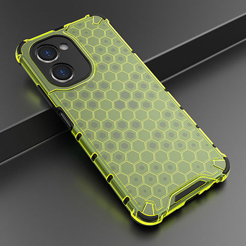 Coque Rebord Contour Silicone et Vitre Transparente Housse Etui 360 Degres AM2 pour Realme C33 Vert