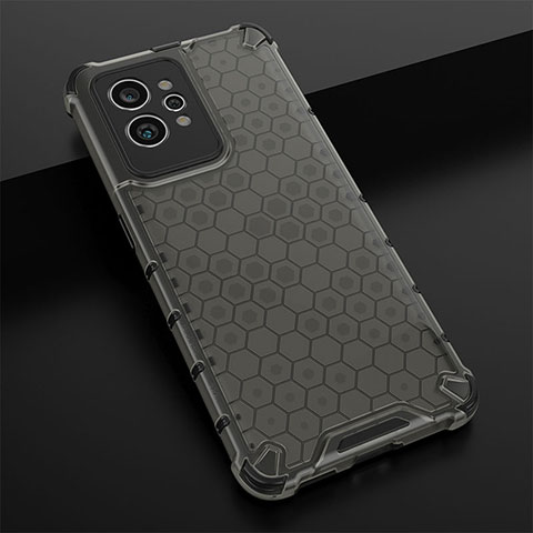 Coque Rebord Contour Silicone et Vitre Transparente Housse Etui 360 Degres AM2 pour Realme GT2 Pro 5G Noir