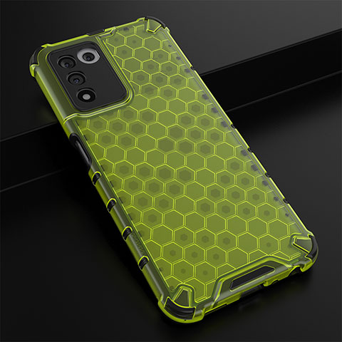 Coque Rebord Contour Silicone et Vitre Transparente Housse Etui 360 Degres AM2 pour Realme Q3t 5G Vert